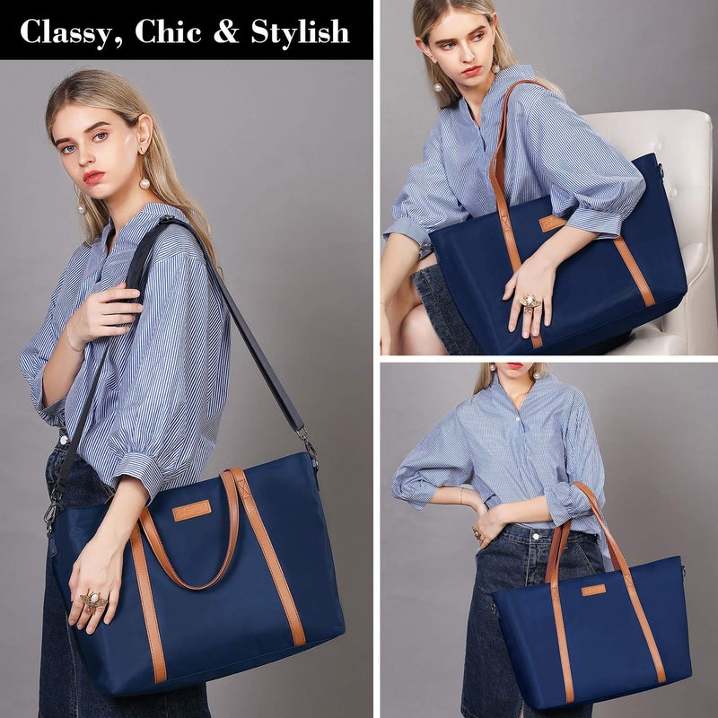 bug حقيبة لابتوب خفيفة الوزن للنساء من بوج للعمل، حقيبة يد غير رسمية للسفر والشاطئ والجامعة والمعلمين - Image 5